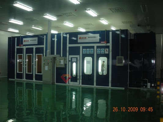 A cabine de pulverizador de cozimento industrial personalizada para as peças do trem/aviões pinta a linha cabine aeroespacial da pintura