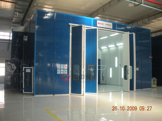 qualidade A cabine de pulverizador de cozimento industrial personalizada para as peças do trem/aviões pinta a linha cabine aeroespacial da pintura fábrica