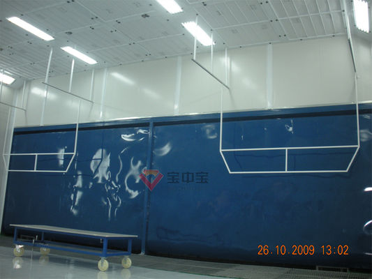 A sala da pintura da cortina de água personalizou grande industrial para o trem/aviões parte a cabine da pintura da lâmpada infravermelha