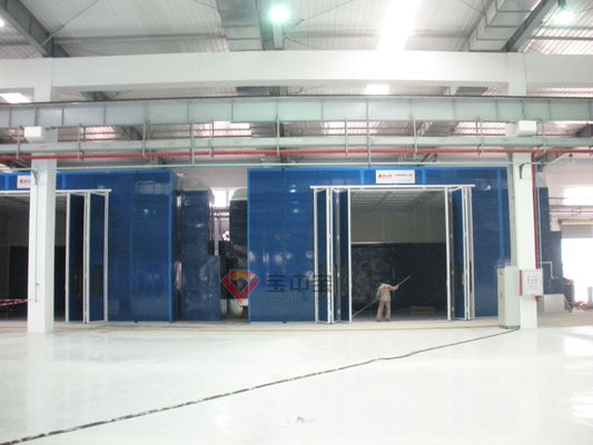 Os aviões industriais da cabine da pintura pulverizam a sala da pintura dos aviões da cabine