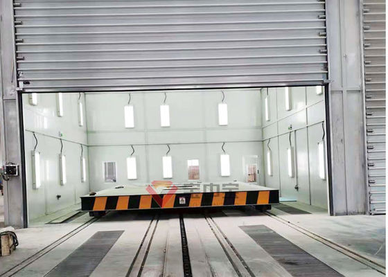 Cabine de pulverizador militar com linha pesada da cabine da pintura da máquina do trilho baixo do transporte