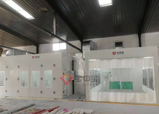 qualidade Sala da preparação para a linha luxuosa estação do reparo do carro do aquecimento da luz infra-vermelha do carro da preparação fábrica