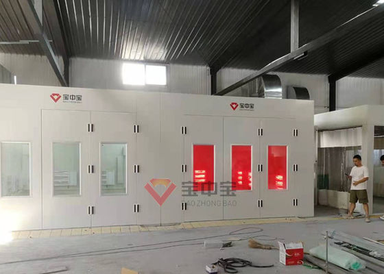 Cabine de iluminação infravermelha da pintura do calor para a sala da pintura do Downdraft do carro