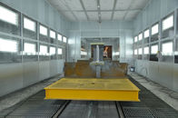 Linha de pintura de aço linha do perfil de produção da pintura de pulverizador da cabine da pintura da fabricação de metal