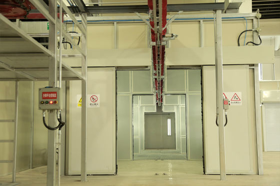 qualidade Componentes militares da indústria da cabine da pintura que pintam a linha de produção sistema de Conyner fábrica