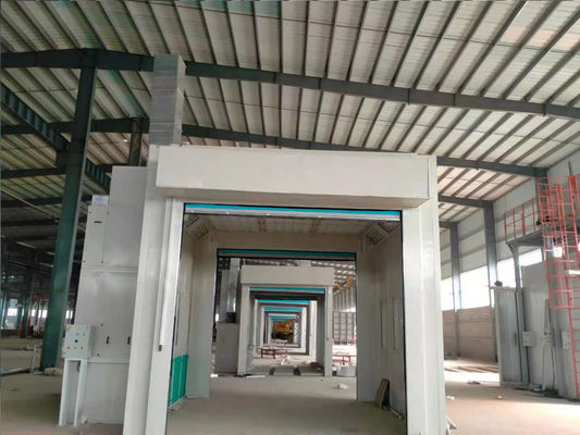 Sala de rolamento da pintura da porta para equipamentos de revestimento da cabine da pintura à pistola do ônibus do caminhão da fábrica do caminhão