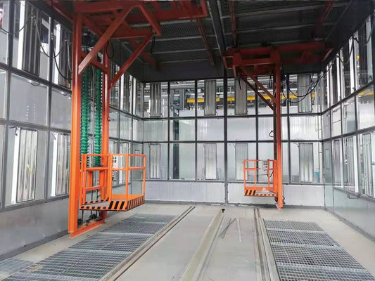 A suspensão de passeio de levantamento da plataforma denomina o levantamento trabalha a tabela para a sala de pintura/plataforma de trabalho de pintura