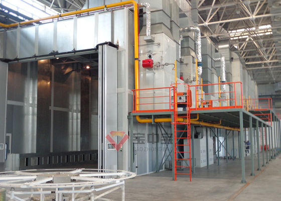qualidade Linha de pintura da indústria para a linha de pintura das lâminas das energias eólicas da turbina eólica fábrica