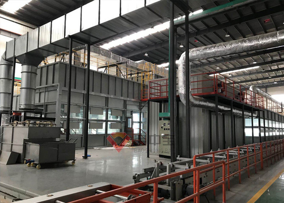 Os aviões pulverizam a linha de produção da pintura da cabine da pintura do espaço aéreo da cabine