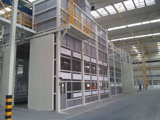 qualidade Carcaça superior forte 2.5m Min Painting Production Line do ferro do fã fábrica