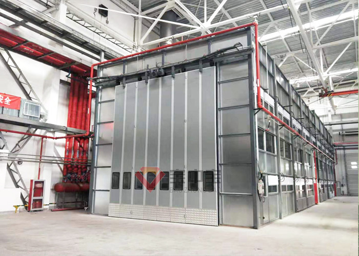 Grandes cabines industriais da pintura com sala de pintura do Homem-elevador para o revestimento da maquinaria pesada