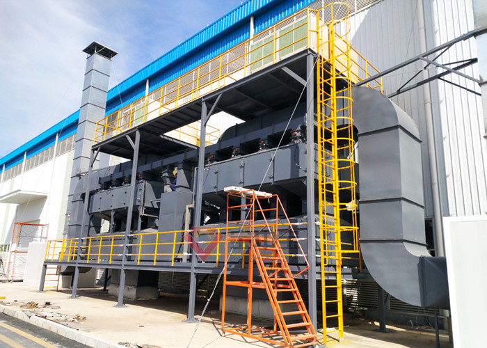Sistema de tratamento catalítico do VOC do filtro do equipamento do tratamento da oxidação para a cabine da pintura da construção de aço