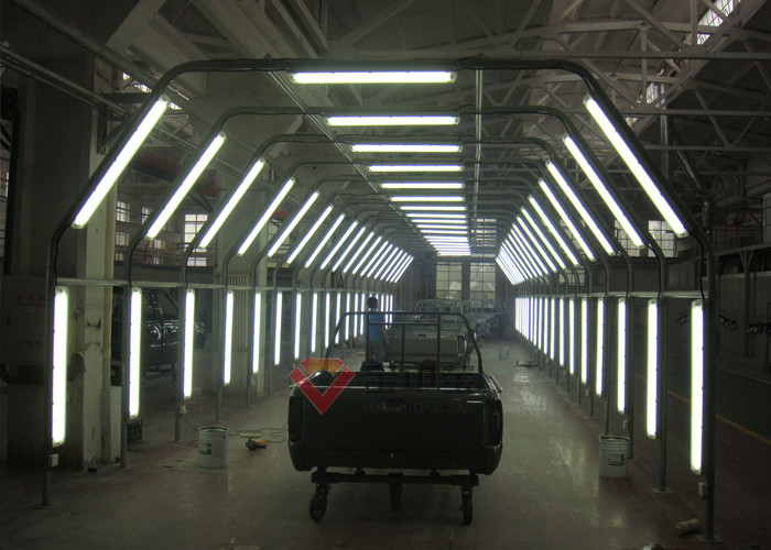 Auto túnel leve da inspeção para a linha de pintura linha do carro de pintura automática equipamentos