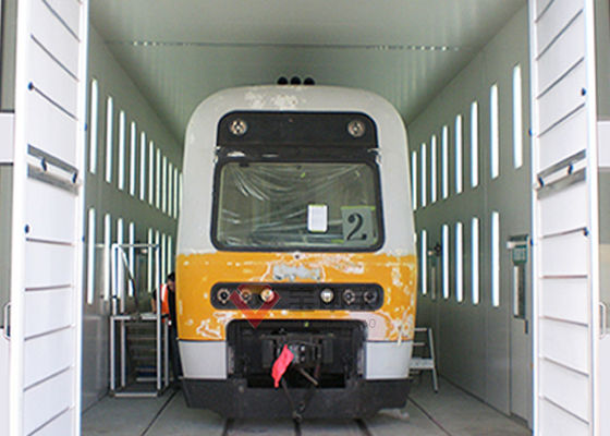 Pintura dos equipamentos de estrada de ferro da cabine da pintura do trem da cabine de pulverizador do metro